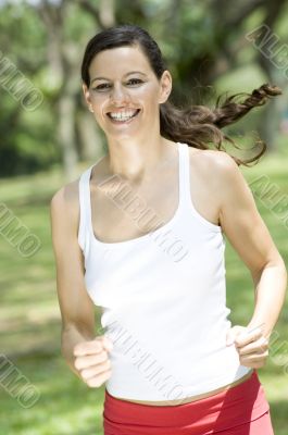 Woman Running