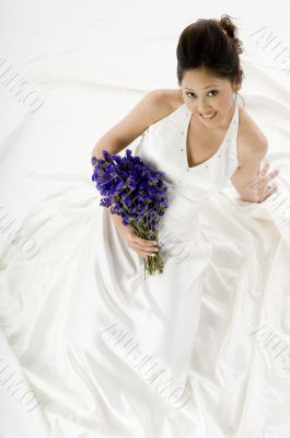 Bride With Flowers