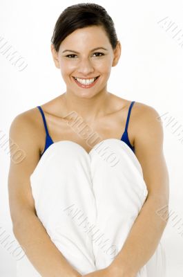 Smiling Woman Sitting