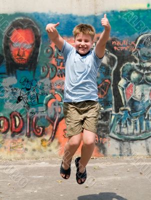 jumping child