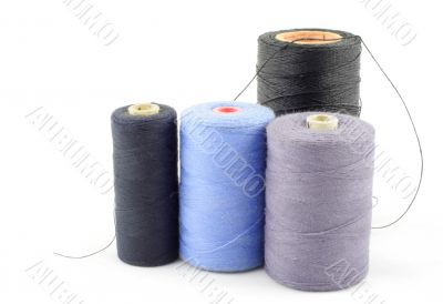 threads on white
