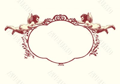 frame with two herubs