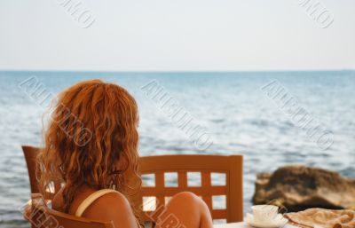 The girl and the sea