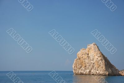 Rock in the sea