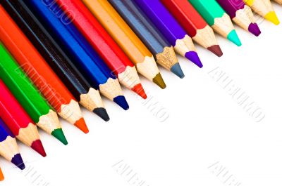Diagonal Crayons - Colored Pencils