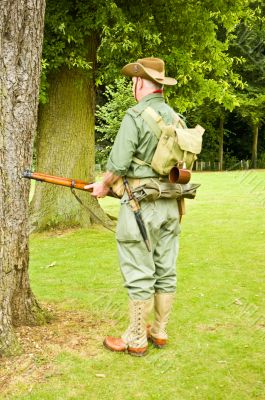 Australian WWII  Uniformed Soldier