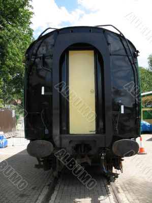 rear of train coach