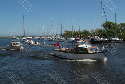 boats in the harbour