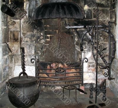 old fireplace