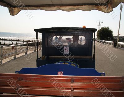 beach train view