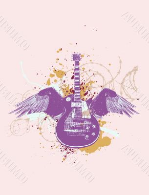 Flying  guitar