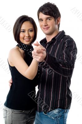 Young Couple Dancing