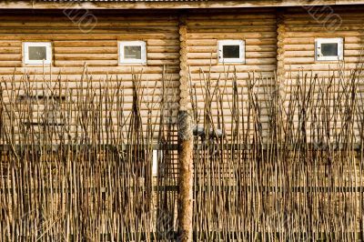 wicker fence