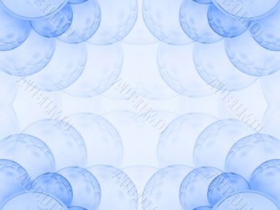 Bubble Frame against White