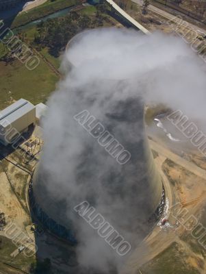 Coal Power Station: Aerial View