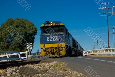 A Diesel Freight Train
