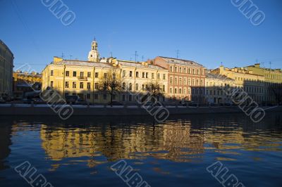 Contrast blue and gold