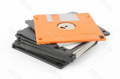 stack of floppy disks