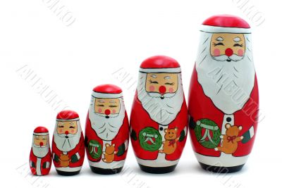 Santa Claus Russian Nesting Dolls