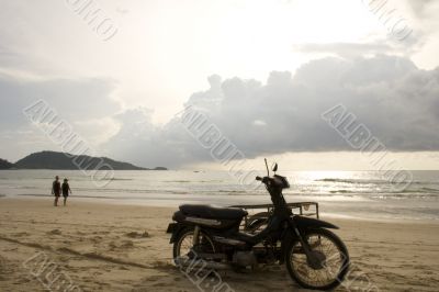 Scooter on Patong Beach