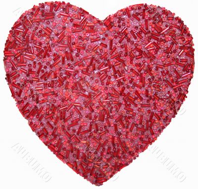 Beads heart