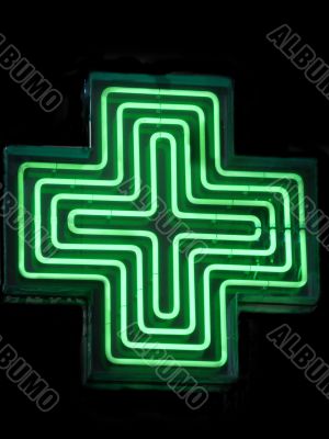 Green Pharmacy Sign