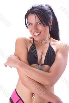 Smiling latin chic