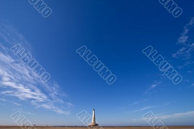 lighthouse wide landscape