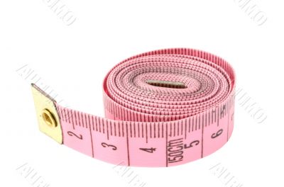 rolled measuring tape