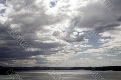Cloudy Palm Beach