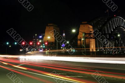 Sydney Harbour Bridge At Night