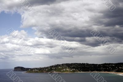 Cloudy Palm Beach