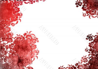 floral style backgrounds frame