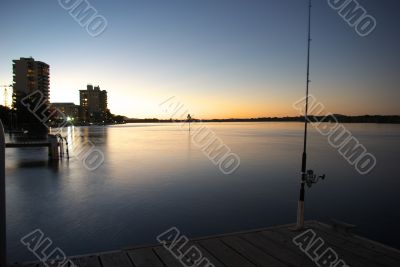 Fishing at Sundown