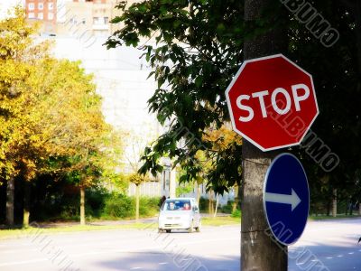 Stop sign