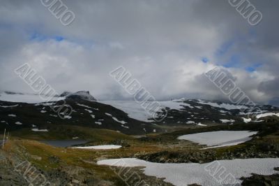 Highly in mountains of Norway