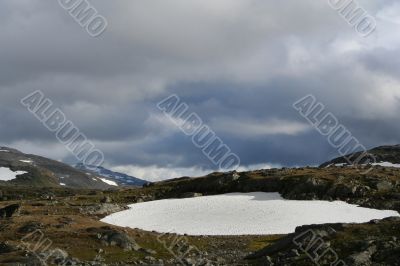 Highly in mountains of Norway