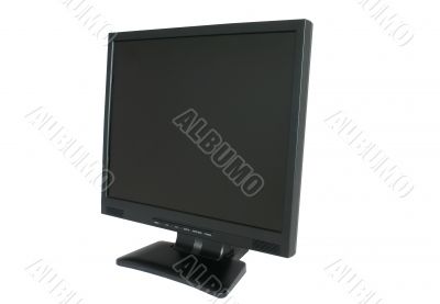 LCD isolated on white