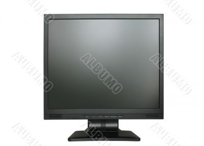 LCD isolated on white