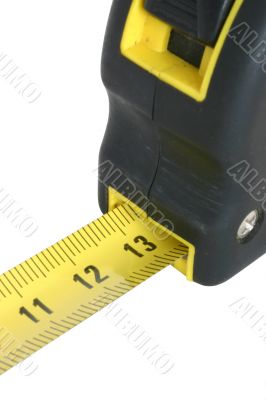 measuring tape on white