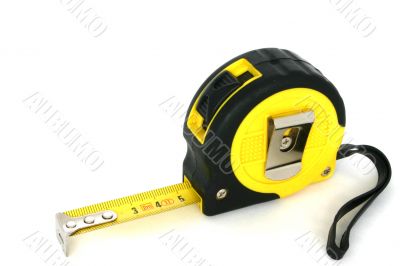 measuring tape on white