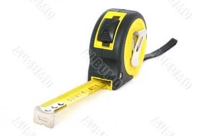 measuring tape on white