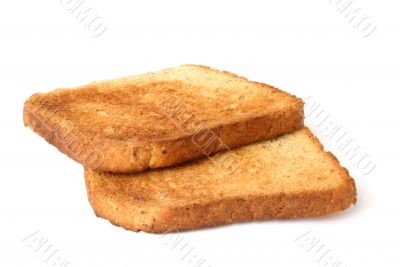 two pieces of toast