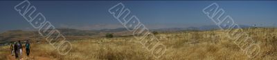 Galilee landscape panorama