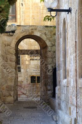 A street in the old city jerusalem