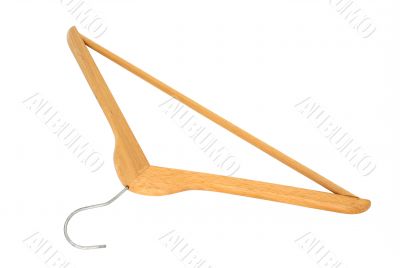 Coat Hanger - pure white background