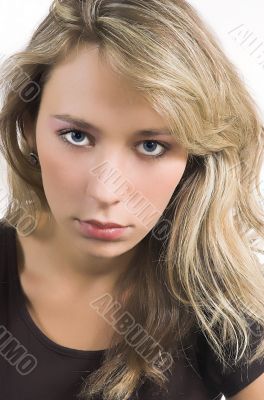 Portrait of the girl close up