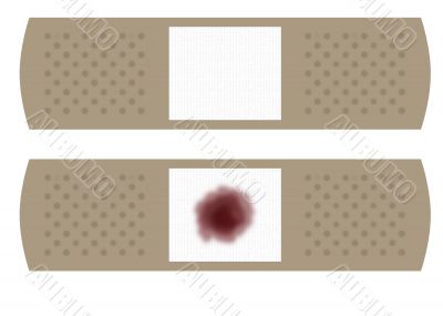 Two Large Bandages