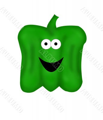 Cartoon Bell Pepper