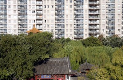 Urban Apartment Building